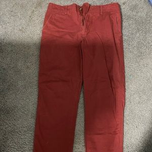 Men’s red pants
